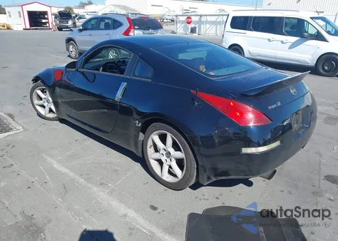 2003 Nissan 350Z Touring z USA, uszkodzony, nr VIN JN1AZ34E53T002432
